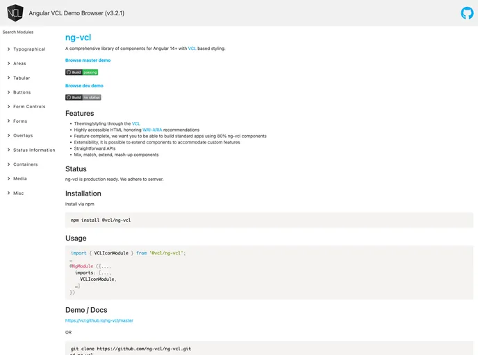 screenshot of Ng Vcl