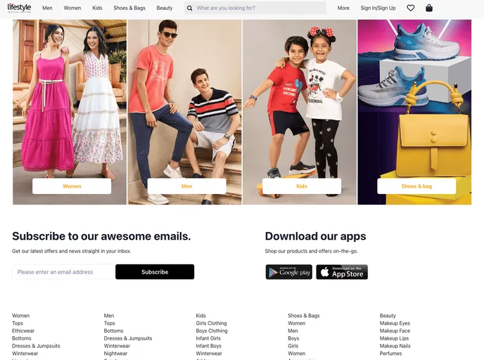 screenshot of Lifestore_clone