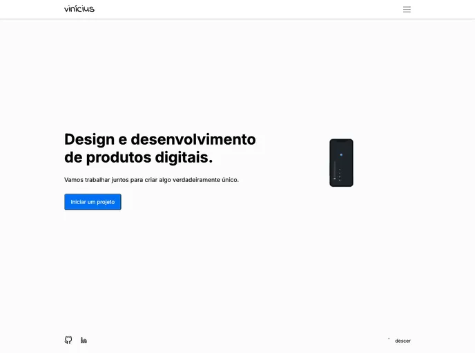 screenshot of Nextjs Portfolio