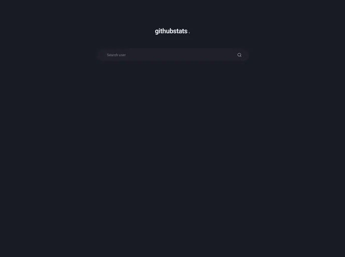 screenshot of Githubstats
