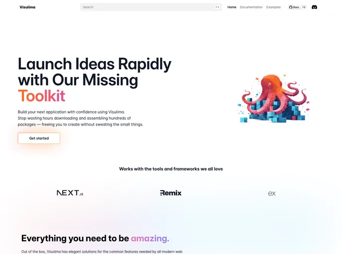 screenshot of Visulima