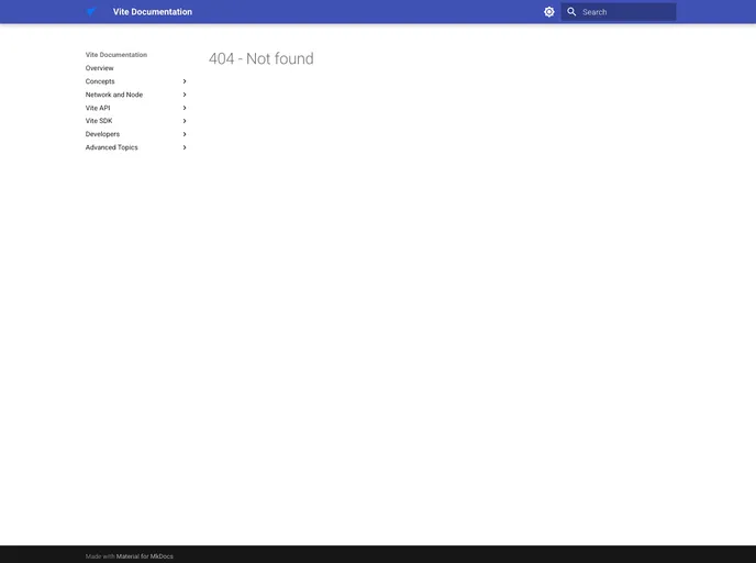 screenshot of Vite Express
