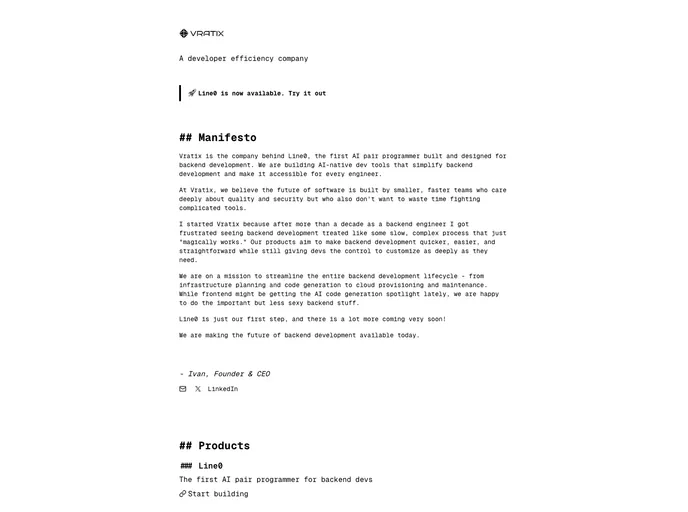 screenshot of Vratix Expressjs Api Modules