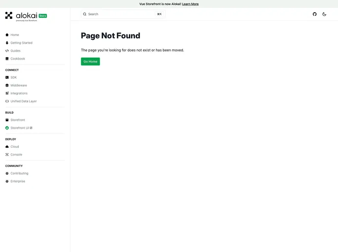 screenshot of Vendure