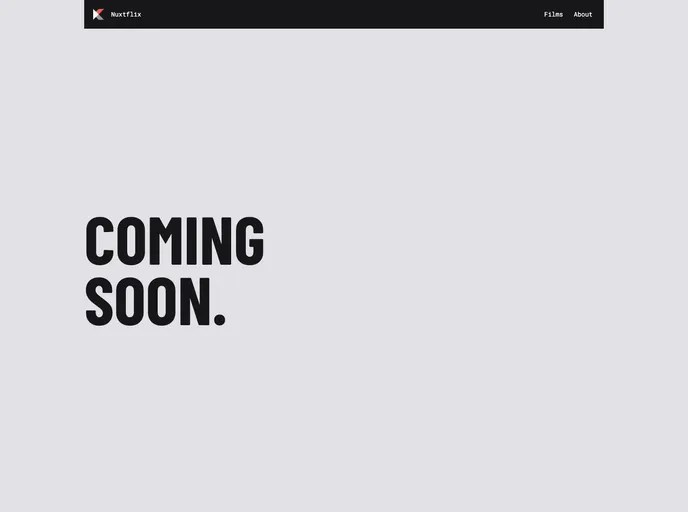 screenshot of Nuxtflix