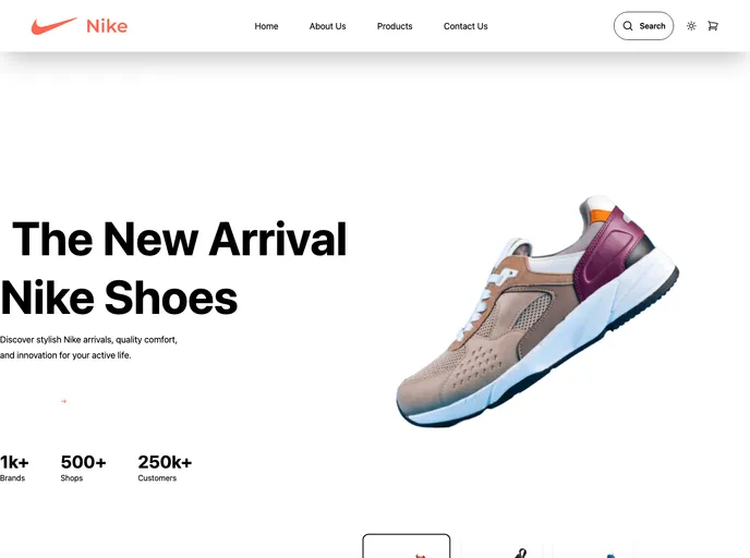 screenshot of Nike