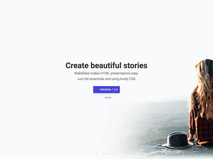 screenshot of WebSlides