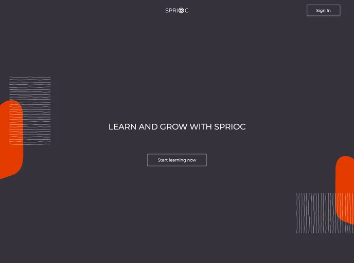 screenshot of SPRIOC