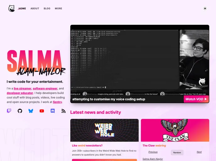 screenshot of Mk2 P4nth3rblog