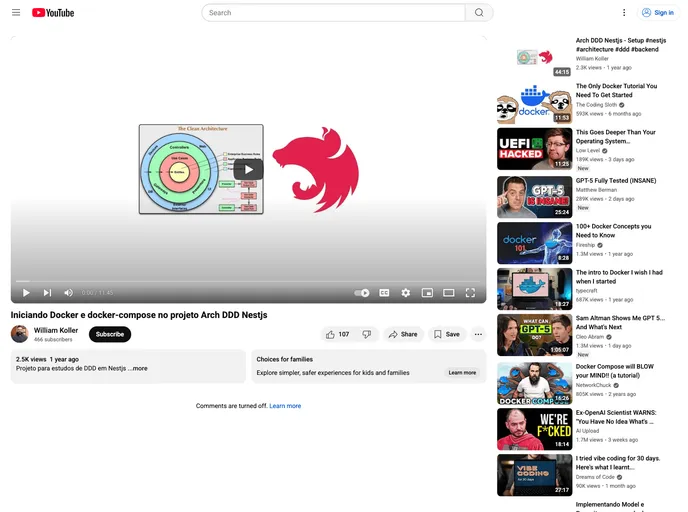 screenshot of Arch Ddd Nestjs