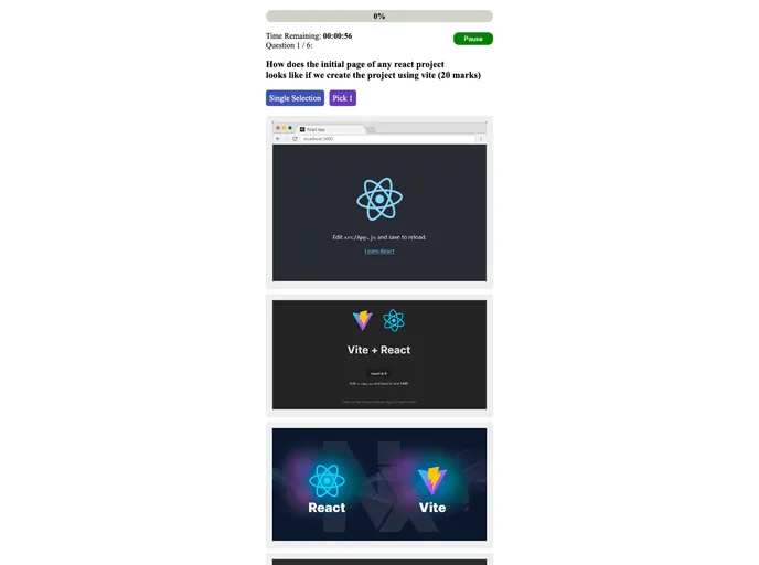 React Quiz Component