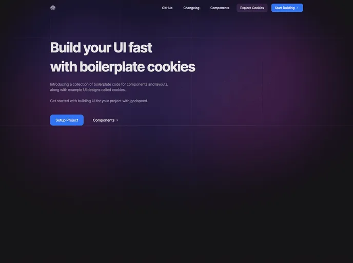 screenshot of Cookies