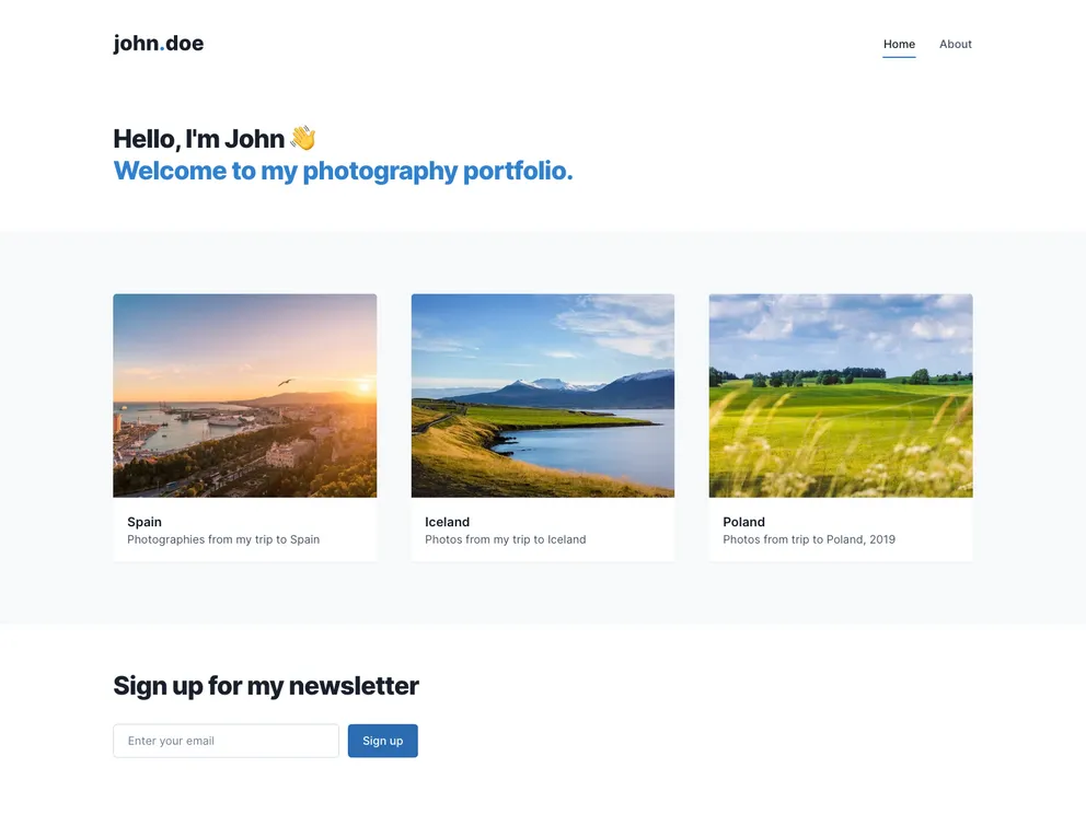 Gatsby contentful portfolio by wkocjan a gatsby template built at
