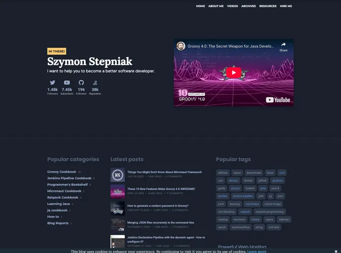 screenshot of Wololock.github.io