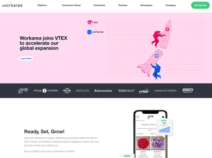 screenshot of Workarea