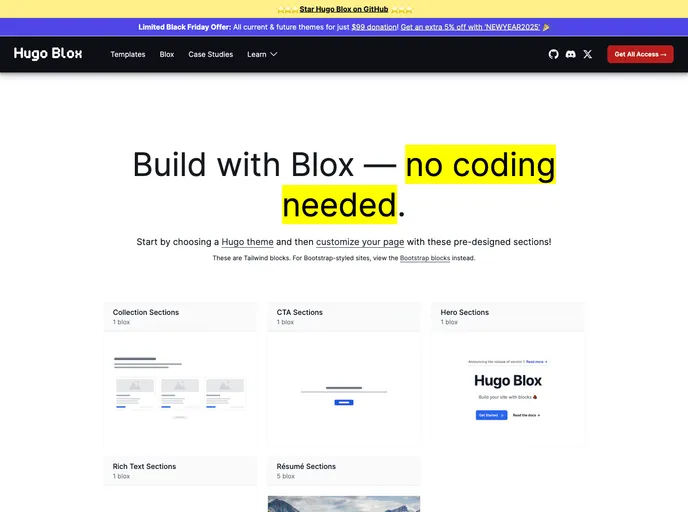 screenshot of Create Blox