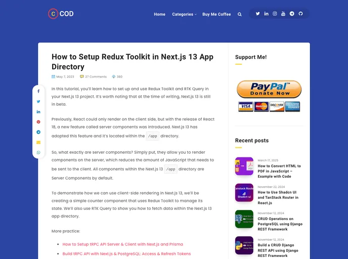 Nextjs13 Redux Toolkit