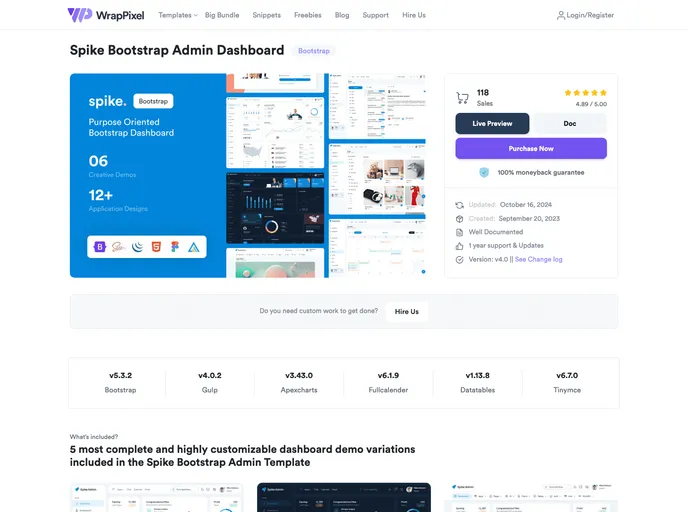 screenshot of Monster Admin Lite