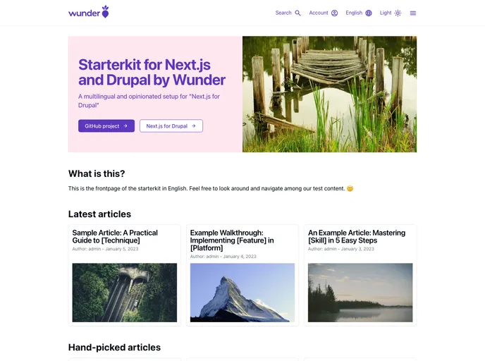 Next Drupal Starterkit