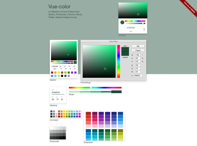 screenshot of Vue Color