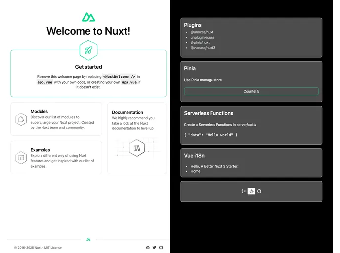 Nuxt3 Starter