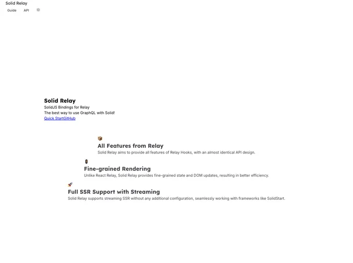 screenshot of Solid Relay