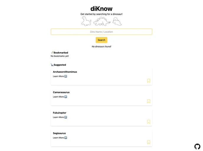 screenshot of DiKnow