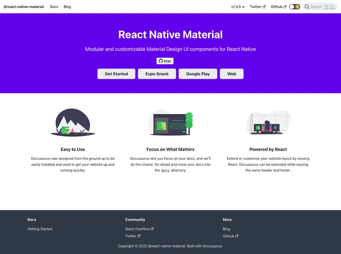 React Native Material