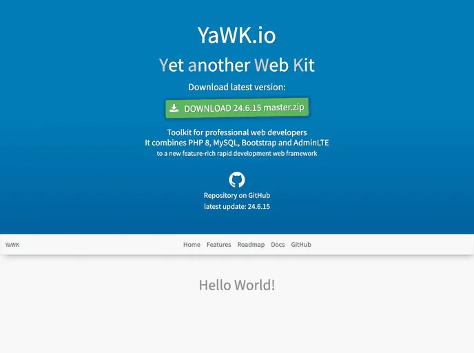 screenshot of Yawk.io