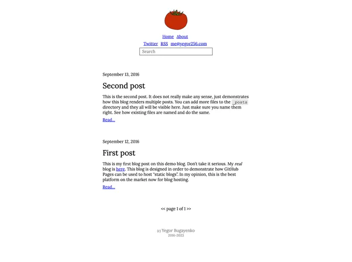 screenshot of Bloghacks