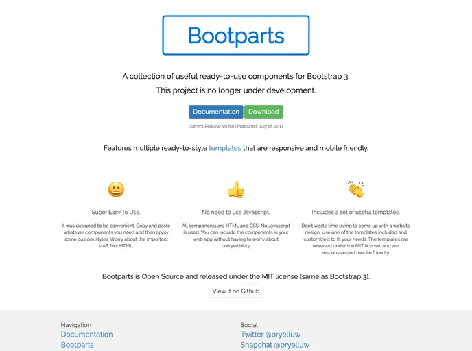 screenshot of Bootparts
