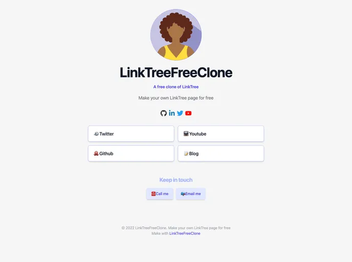 LinkTreeFreeClone