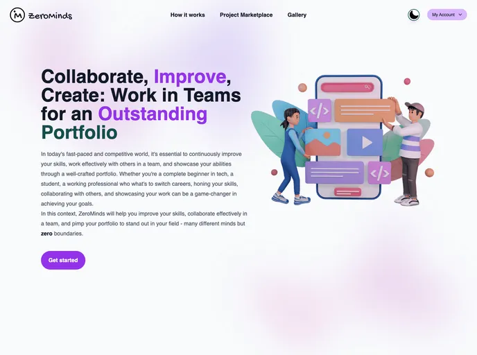 screenshot of Zero Minds