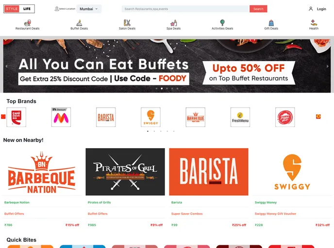 screenshot of Style Life