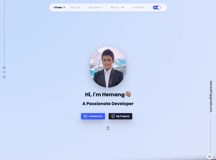 screenshot of Portfolio V2