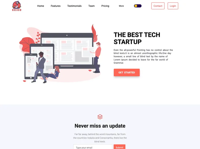 screenshot of Keiko Corp