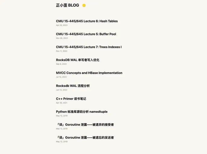 screenshot of Hexo Theme Lessless