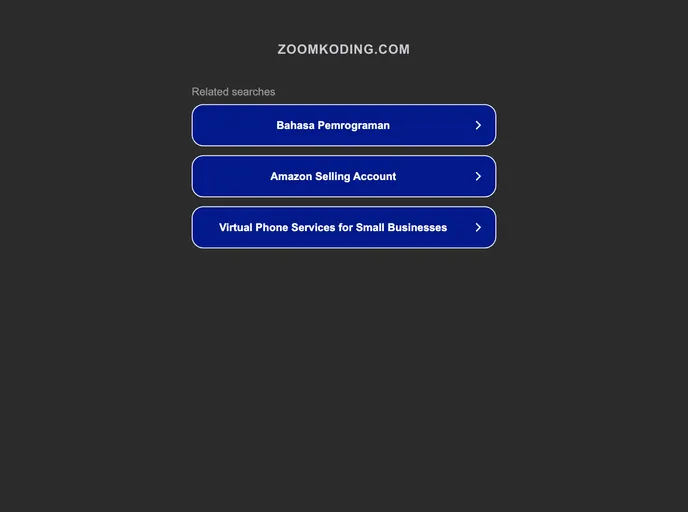 screenshot of Zoomkoding Gatsby Blog