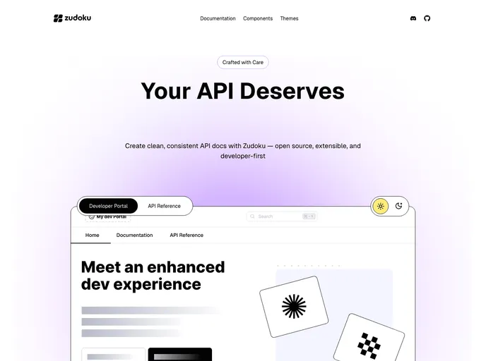 screenshot of Zudoku