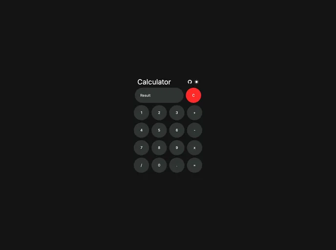 screenshot of Calculator
