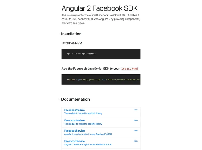 screenshot of Ngx Facebook