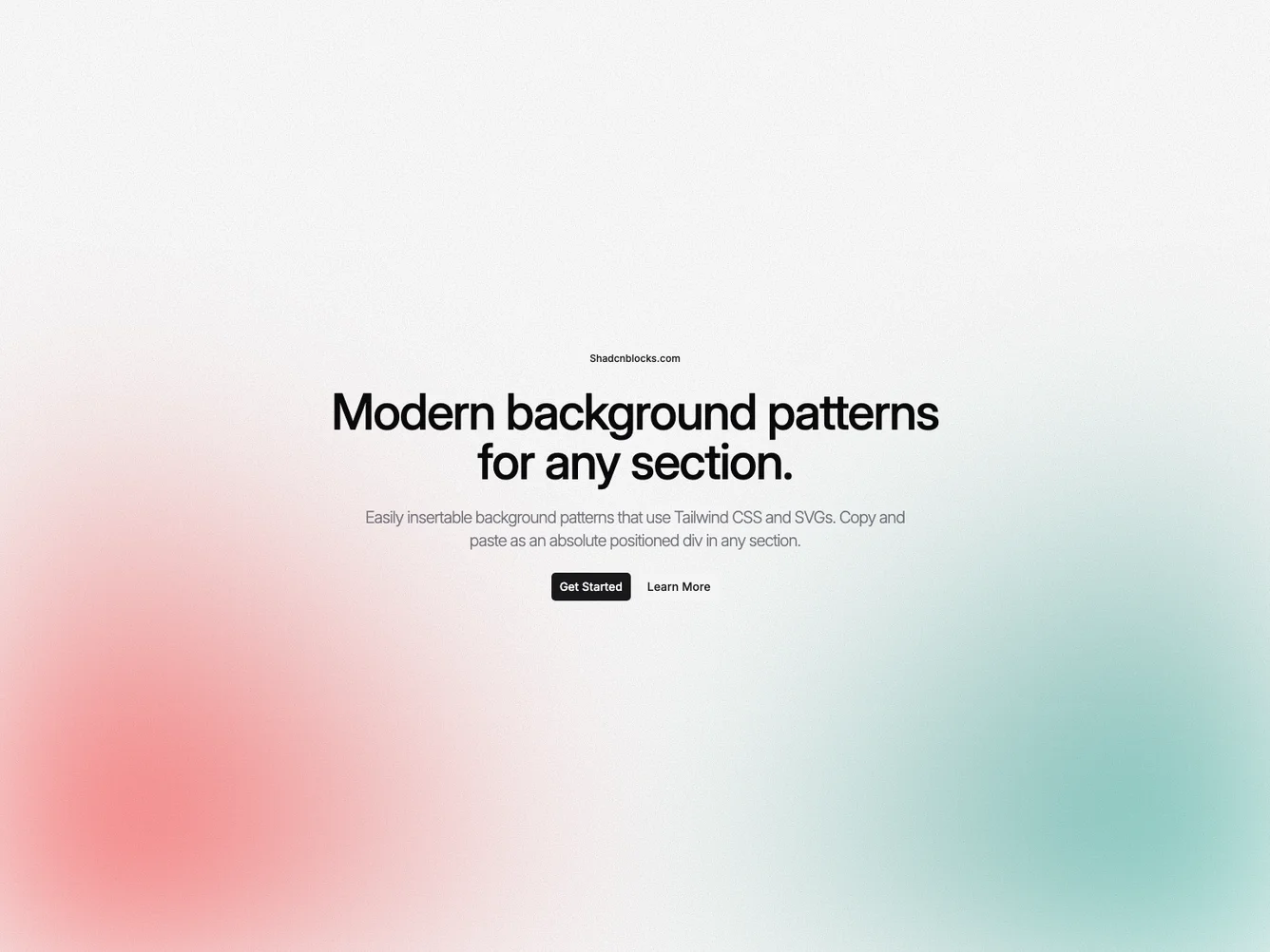 Shadcn Background Pattern 100 shadcnblocks.com