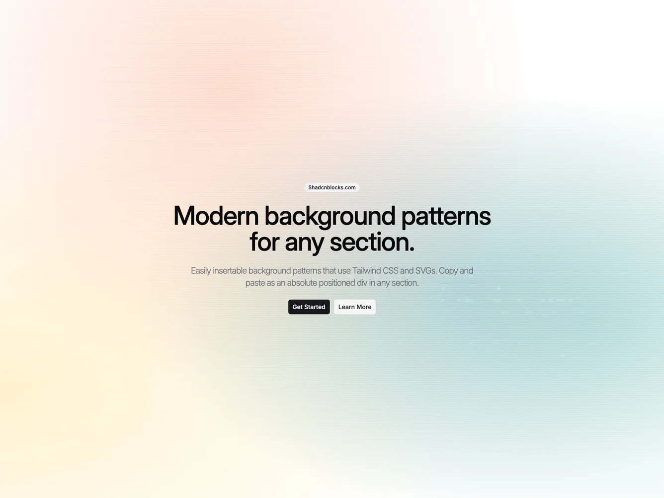 Shadcn Background Pattern 95 shadcnblocks.com