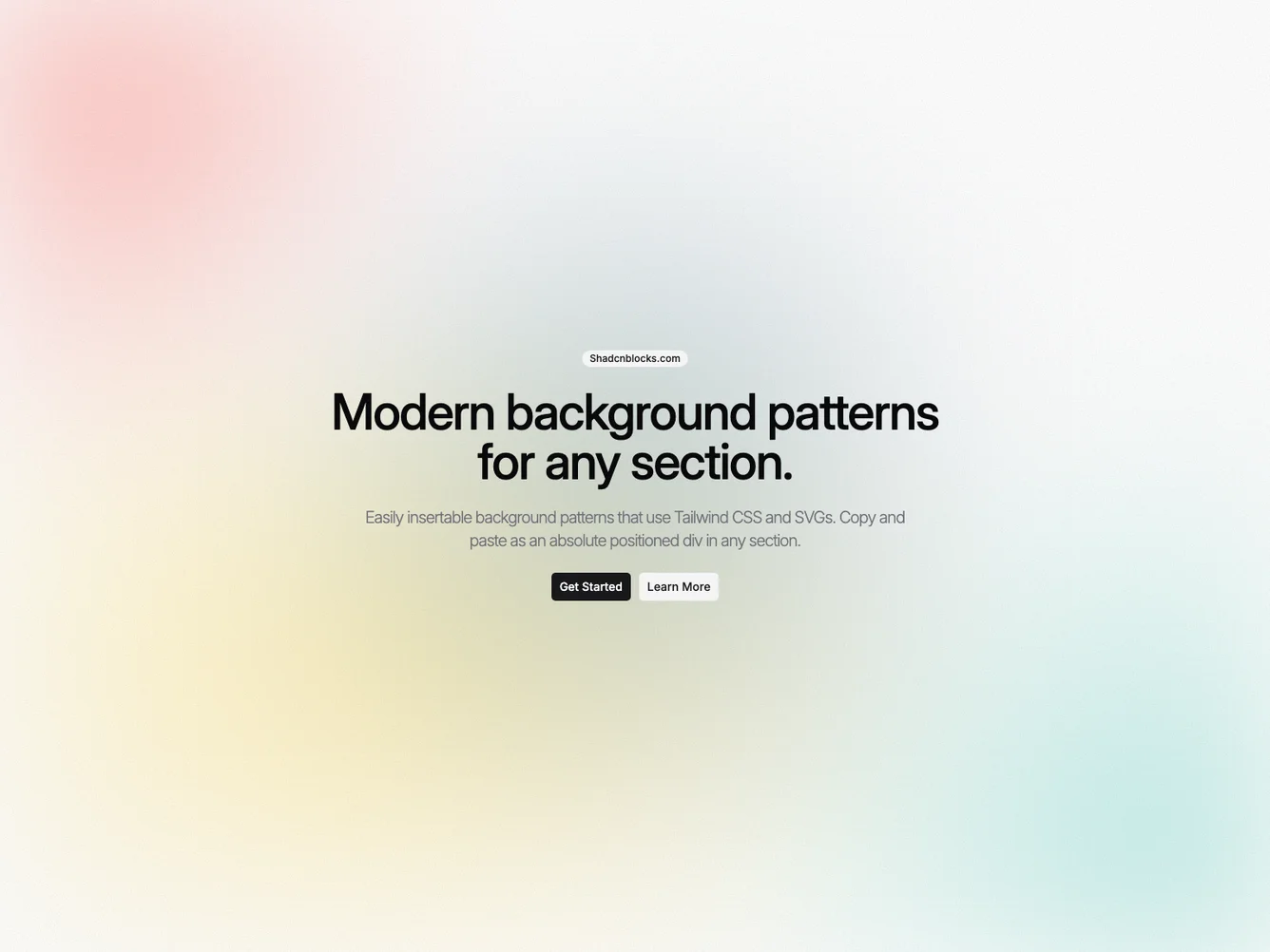 Shadcn Background Pattern 97 shadcnblocks.com