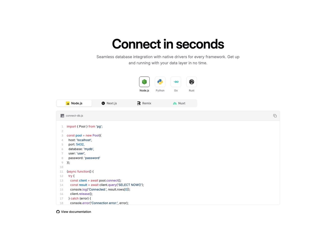 Shadcn Database Examples by Stack shadcnblocks.com