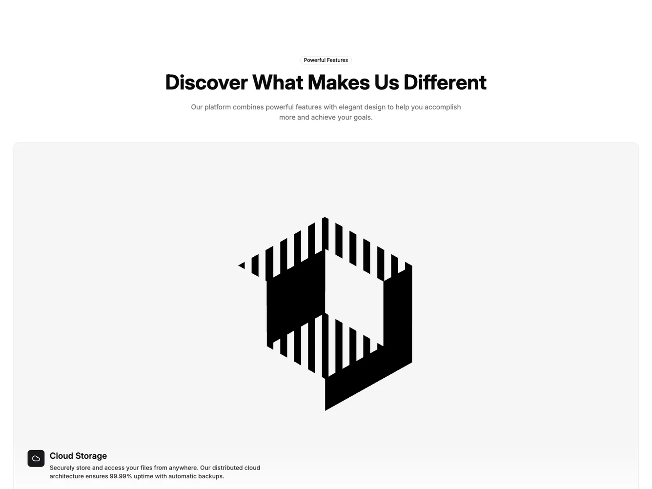Shadcn Wide Carousel Feature Tabs shadcnblocks.com
