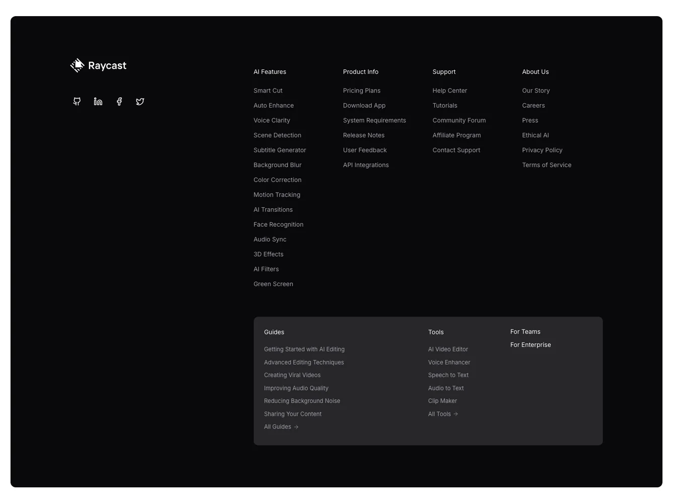 Shadcn Footer 19 shadcnblocks.com