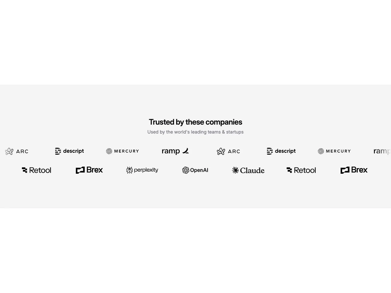 Shadcn Double Row Marquee With Muted Background shadcnblocks.com