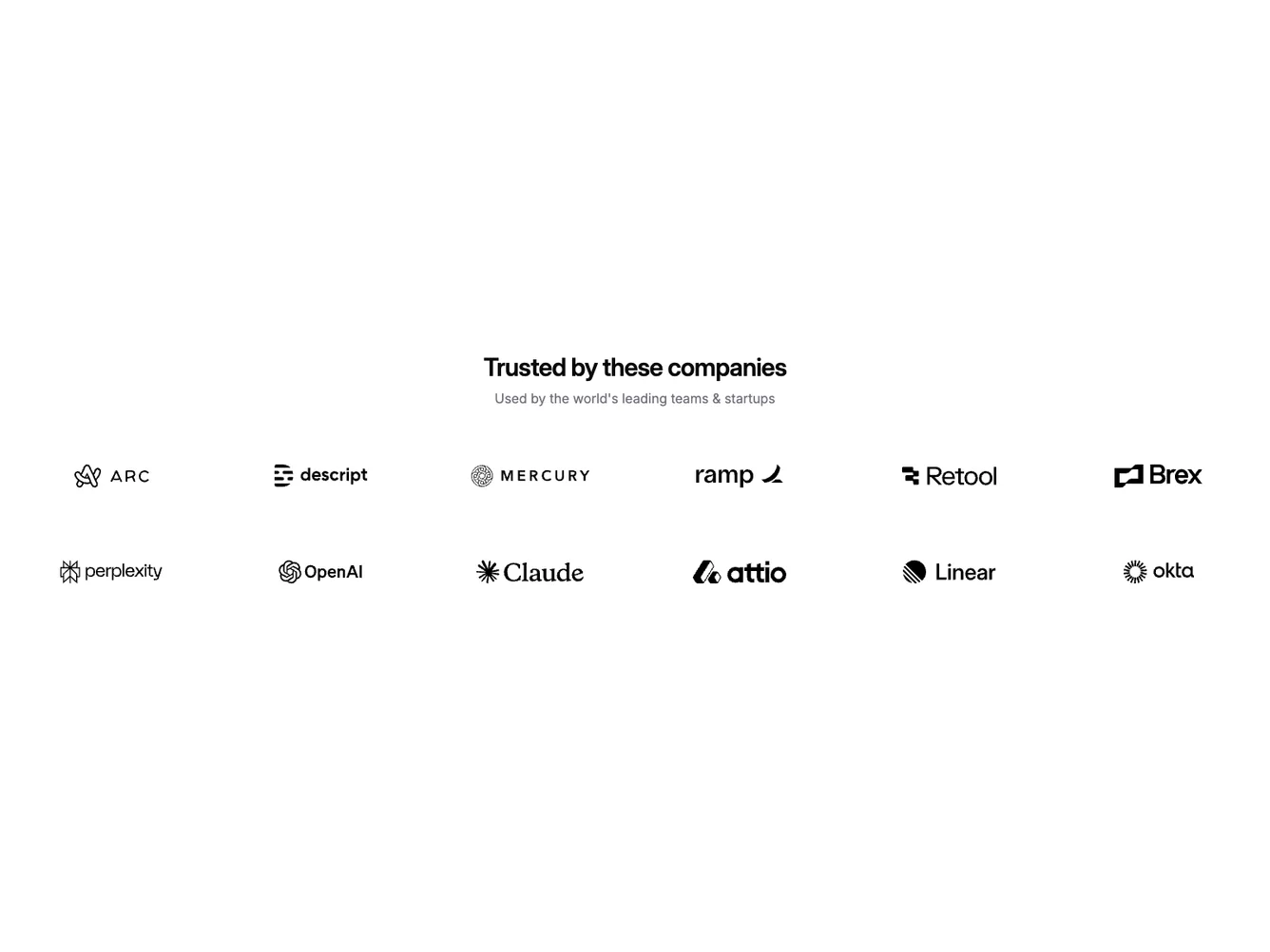 Shadcn Six Column Logo Grid shadcnblocks.com