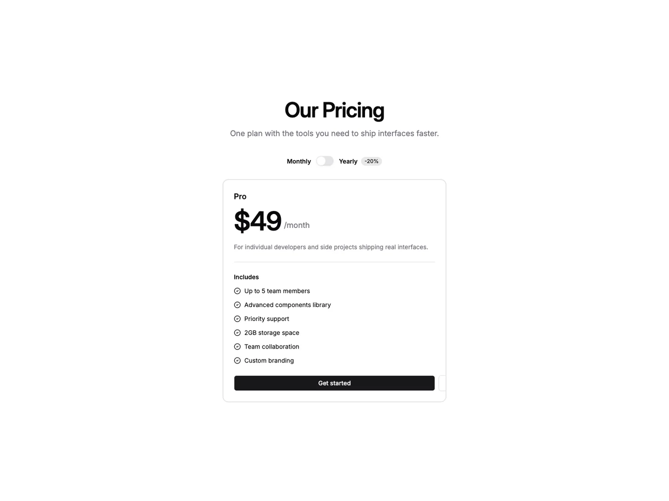 pricing100